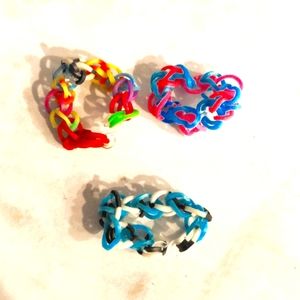 Home made bracelets made by yours truly ☺️